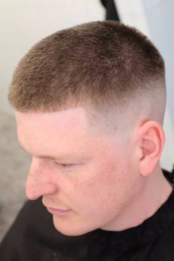 Buzz Cut with Fade Men's Haircut