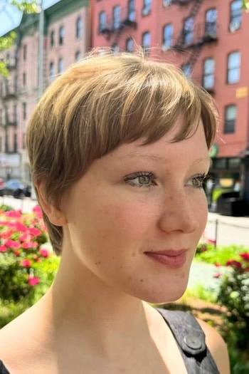 Soft Textured Pixie with Bangs Haircut