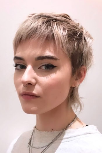 Pixie Mullet with Fringe Haircut