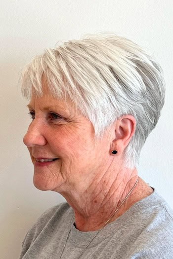 Piecey Layered Pixie Haircut