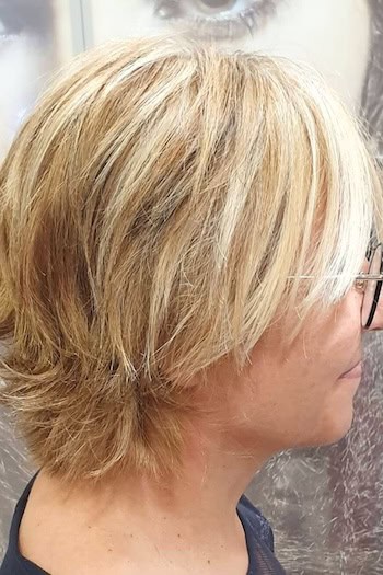 Short Shag Haircut With Feathered Layers Hairstyle