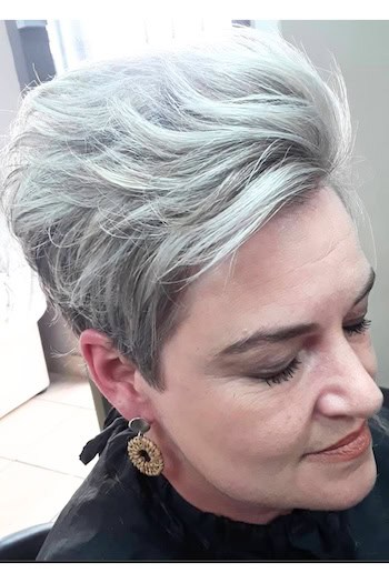 Short Textured Volume Pixie Hairstyle