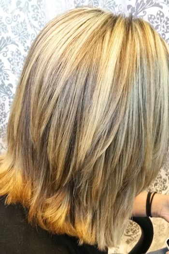 Piecey Straight Medium-Length Layers With Soft Taper Haircut