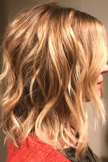 Choppy Layers On Medium-Length Waves Haircut