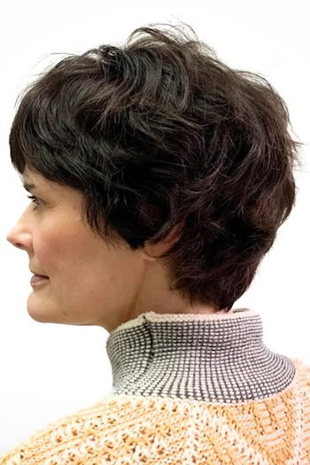 Short Textured Shaggy Pixie For Thick Hair Hairstyle