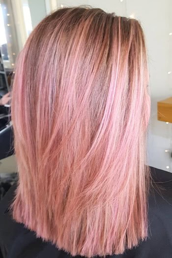 Choppy Textured Layered Lob Haircut