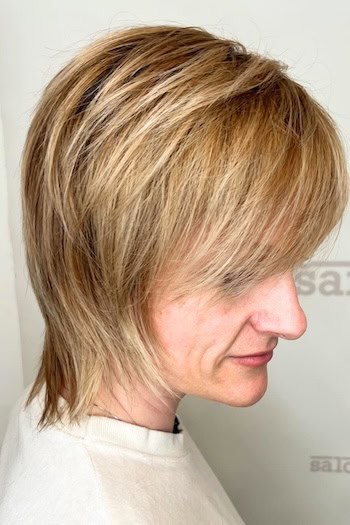 Short Straight Mixie Hairstyle