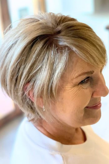 Short Tapered Layered Pixie Bob Hairstyle
