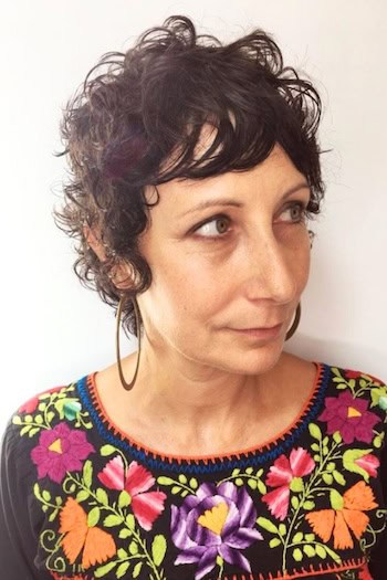 Short Curly Pixie Shag Hairstyle