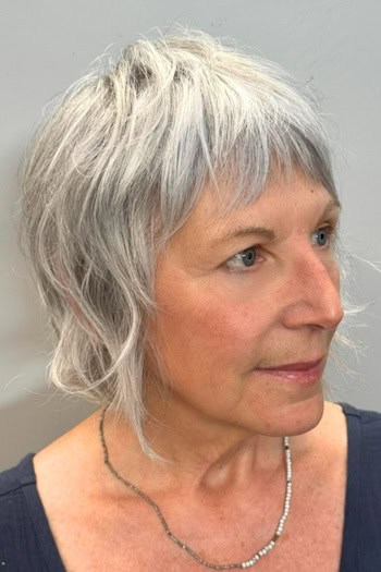 Short Shaggy Bob With Layers Hairstyle