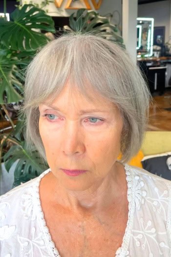 Short Shaggy Bob With Wispy Bangs Hairstyle
