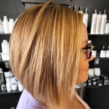 Straight Inverted Bob Hairstyle