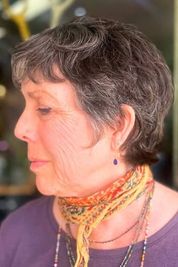 Cropped Wavy Pixie Hairstyle