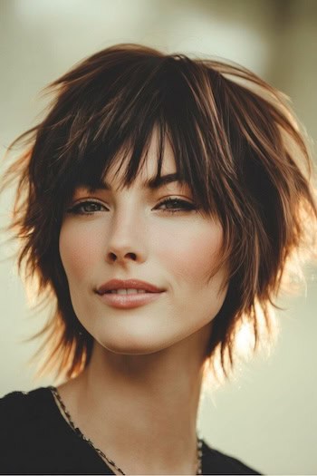 Short Tapered Piecey Shag