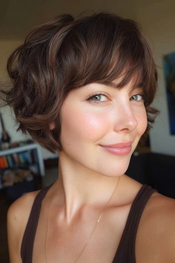 Cropped Choppy Waves Haircut