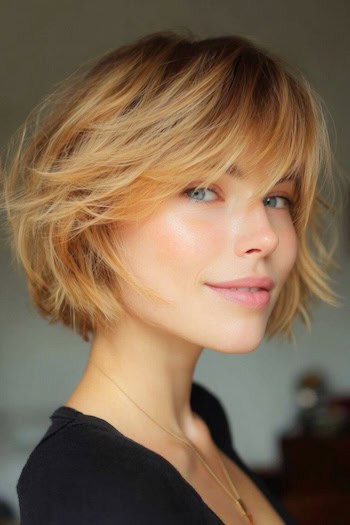 Choppy Feathered Layers Haircut