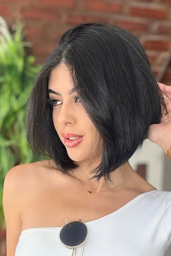 Angled Bob With Volume Hairstyle