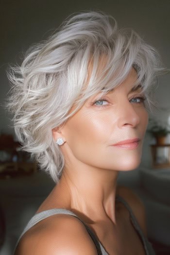 Choppy Grown-Out Pixie Haircut