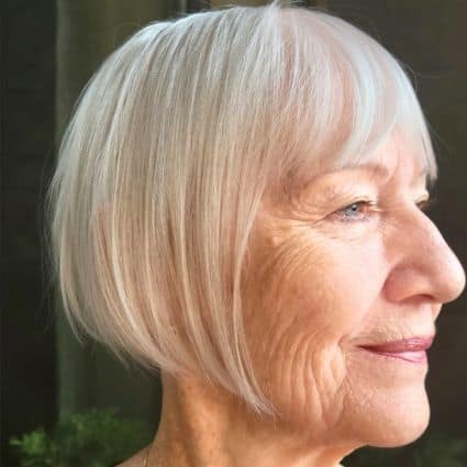 Short Wispy Bob With Bangs Hairstyle