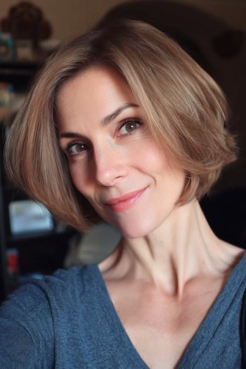 Short Rounded Bob Haircut