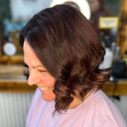 Curled Bob Hairstyle