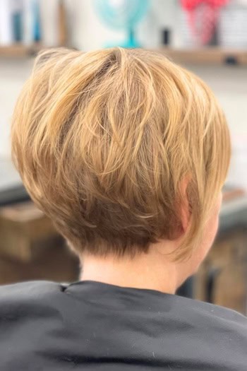Razor Cut Pixie Bob Hairstyle