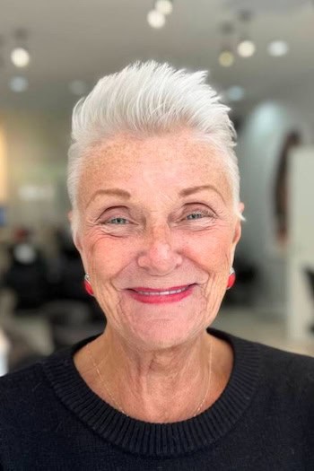 Spiky Pixie With Tapered Sides Hairstyle