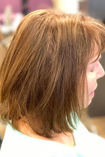 Textured Bob With Light Fringe Hairstyle