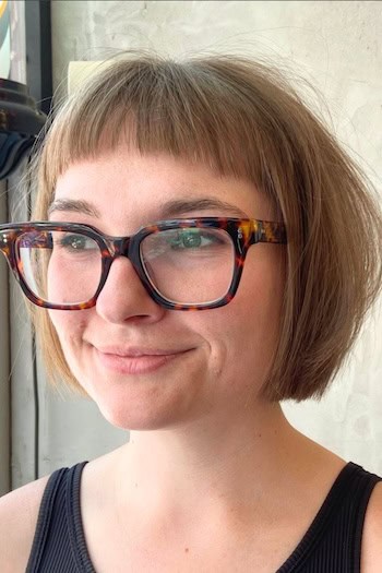 Jaw-Length Bob with Micro Bangs Hairstyle