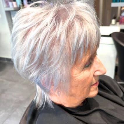 Short Shaggy Textured Cut Hairstyle