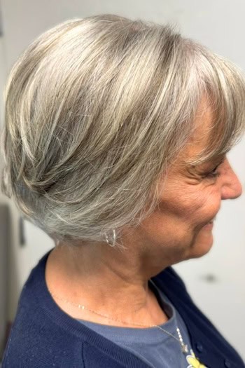 Low-Maintenance Bob With Bangs Hairstyle