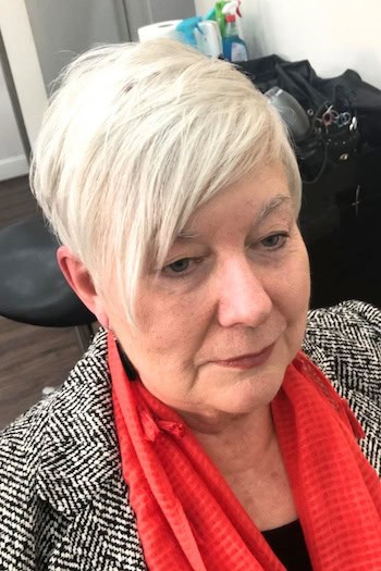 Asymmetrical Pixie Hairstyle