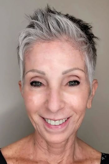 Short Silver Pixie For Fine Hair Hairstyle