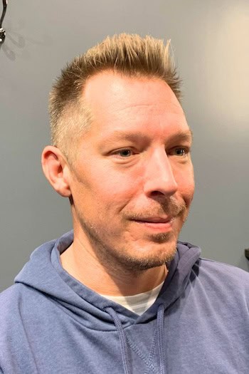 Spiky Crew Cut With Fade Haircut