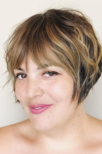Layered Pixie Bob with Bangs Hairstyle