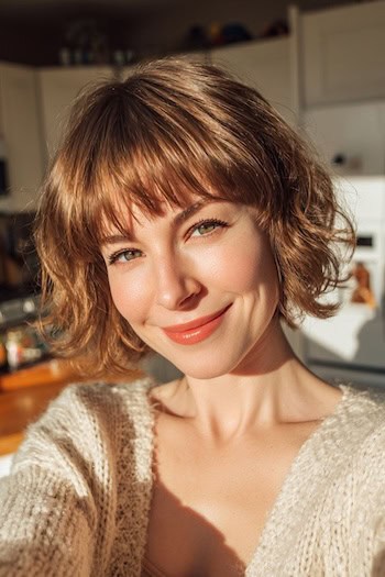 Short Shag with Light Layers Hairstyle