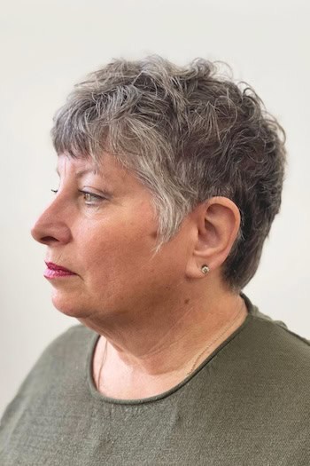 Short Curly Pixie Shag Hairstyle