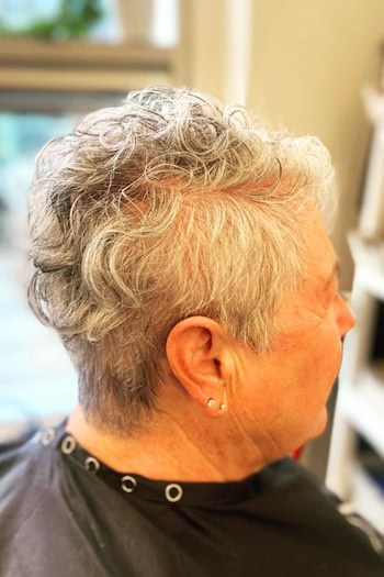 Tapered Pixie With Soft Natural Curls Hairstyle