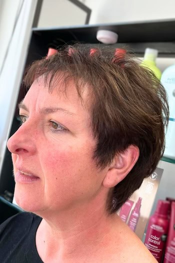 Volumized Brown Pixie With Fringed Top Hairstyle