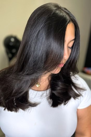Face-Framing Layers Hairstyle