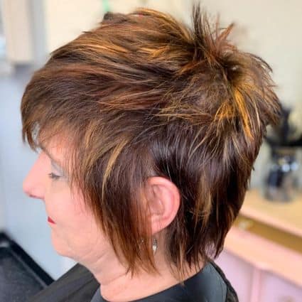 Spiky Shag with Textured Top Hairstyle