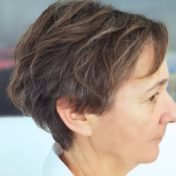 Soft Layered Pixie With Natural Wave Hairstyle