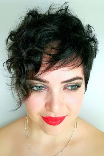 Asymmetrical Pixie Hairstyle