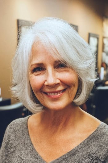 Wispy Layered Bob Hairstyle