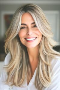 22 Hermosos Cortes de Pelo Largo Para Mujeres De 40 Años - Esmilna Castillo