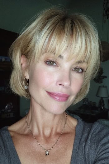 Jaw-Length Bob With Bangs
