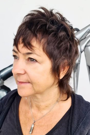 Layered Shaggy Mullet Hairstyle