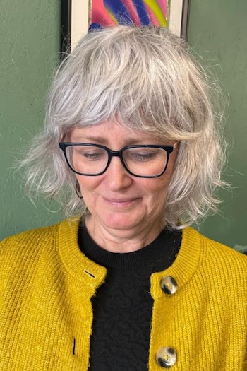 Shaggy Bob with Fringe Hairstyle