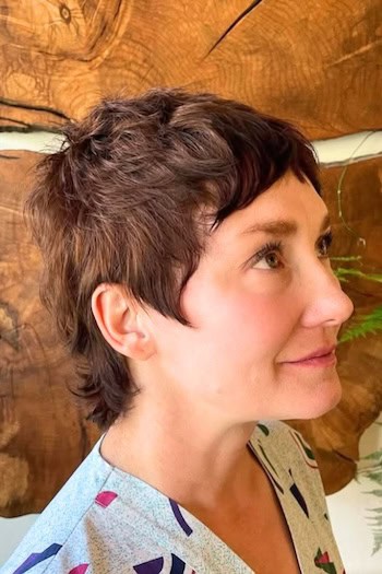 Choppy Cropped Shaggy Pixie Hairstyle