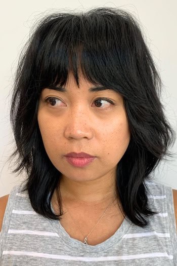 Medium Shag With Bangs Haircut